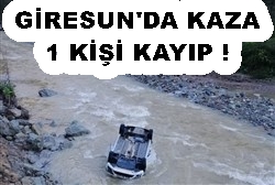 Giresun'da Kaza 1 Kii Kayp